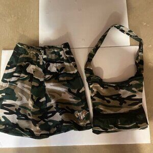 Women’s Camouflage Shorts and Matching Bag